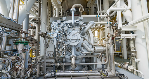Main gas compressor train